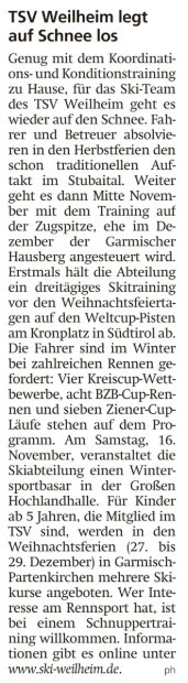 2019-10-26 Tagblatt Ski fm