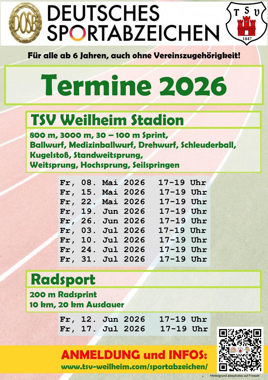 Die Termine werden gerade abgestimmt. In Kürze stehen sie zur Verfügung.